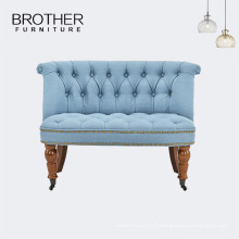 Meilleur prix bleu meubles de salon pour invité canapé long canapé chesterfield
